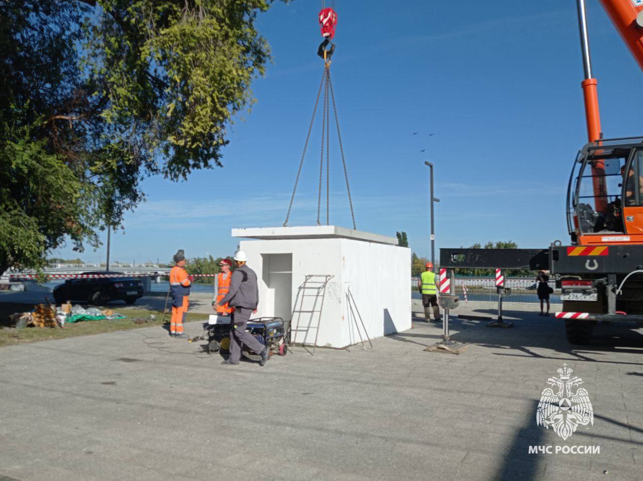 В Пензе тестируют установку надземных укрытий