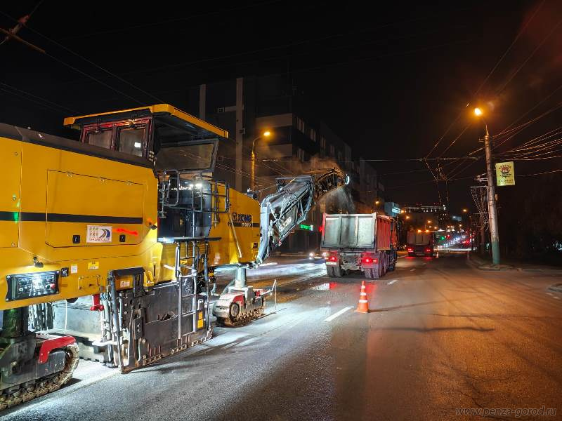 В Пензе на улице Свердлова устраняют дефекты после ремонта в рамках БКД