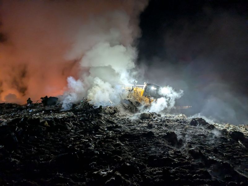 Специалисты Росприроднадзора побывали на горящем полигоне ТБО в Пензе