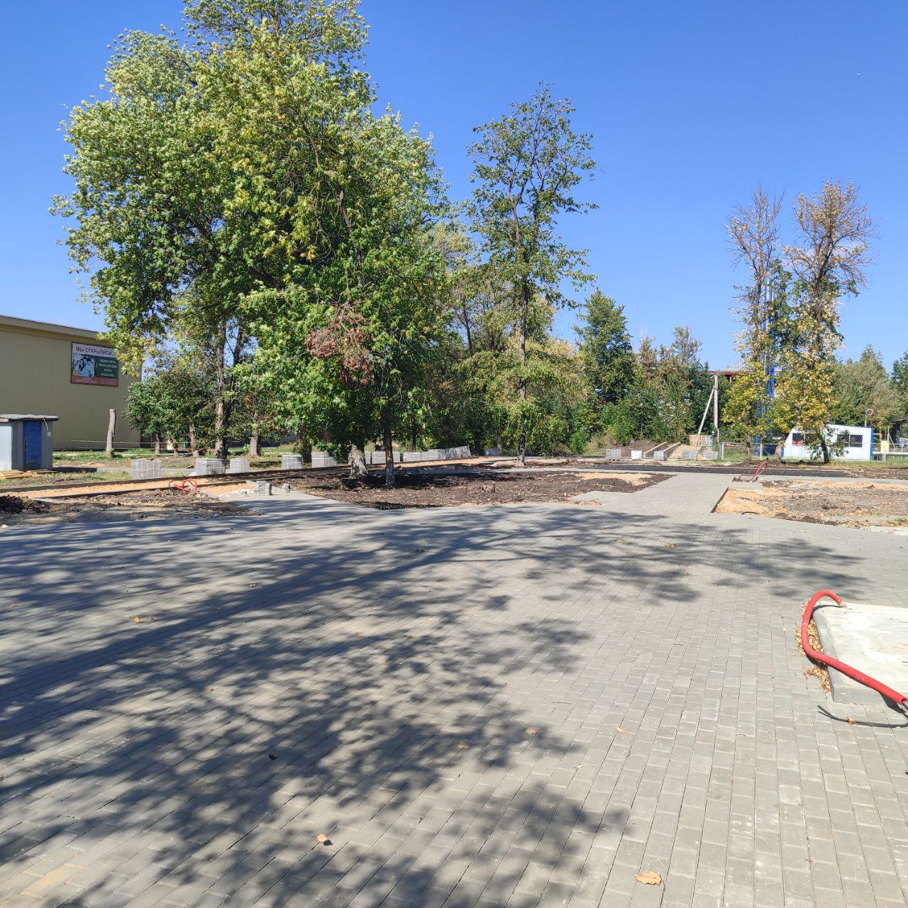 В Сердобске обновление сквера Островского завершено на 50 процентов