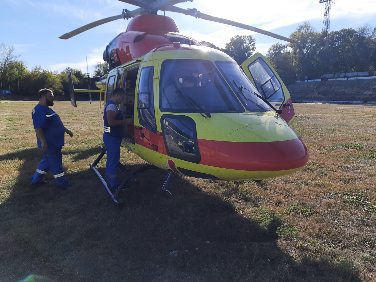 Из Нижнего Ломова и Кузнецка экстренных пациентов забрали вертолеты