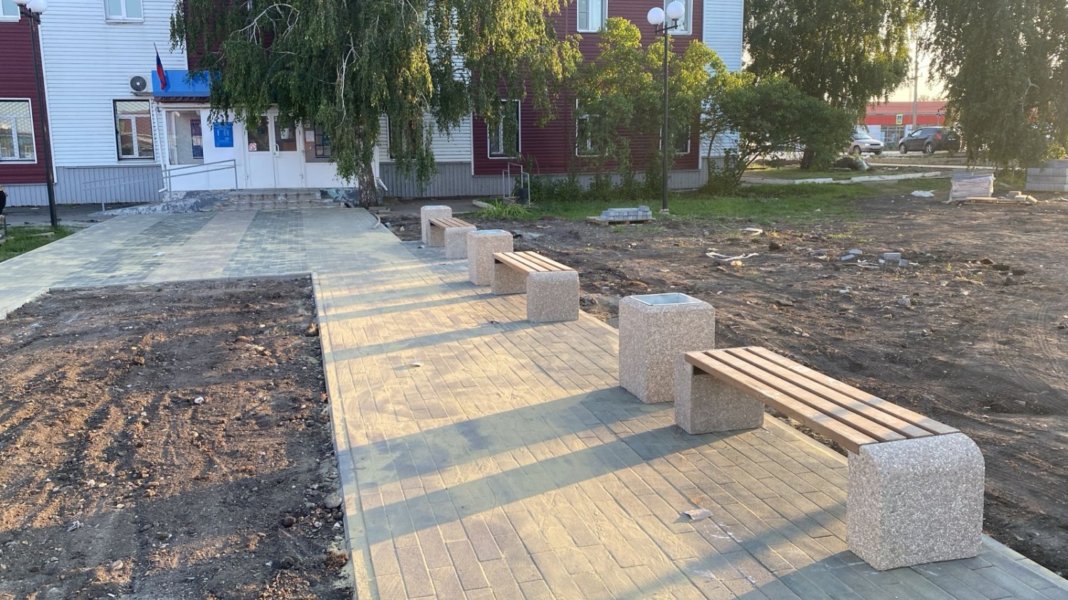 В Бессоновке стартовал третий этап благоустройства у районного Дома культуры