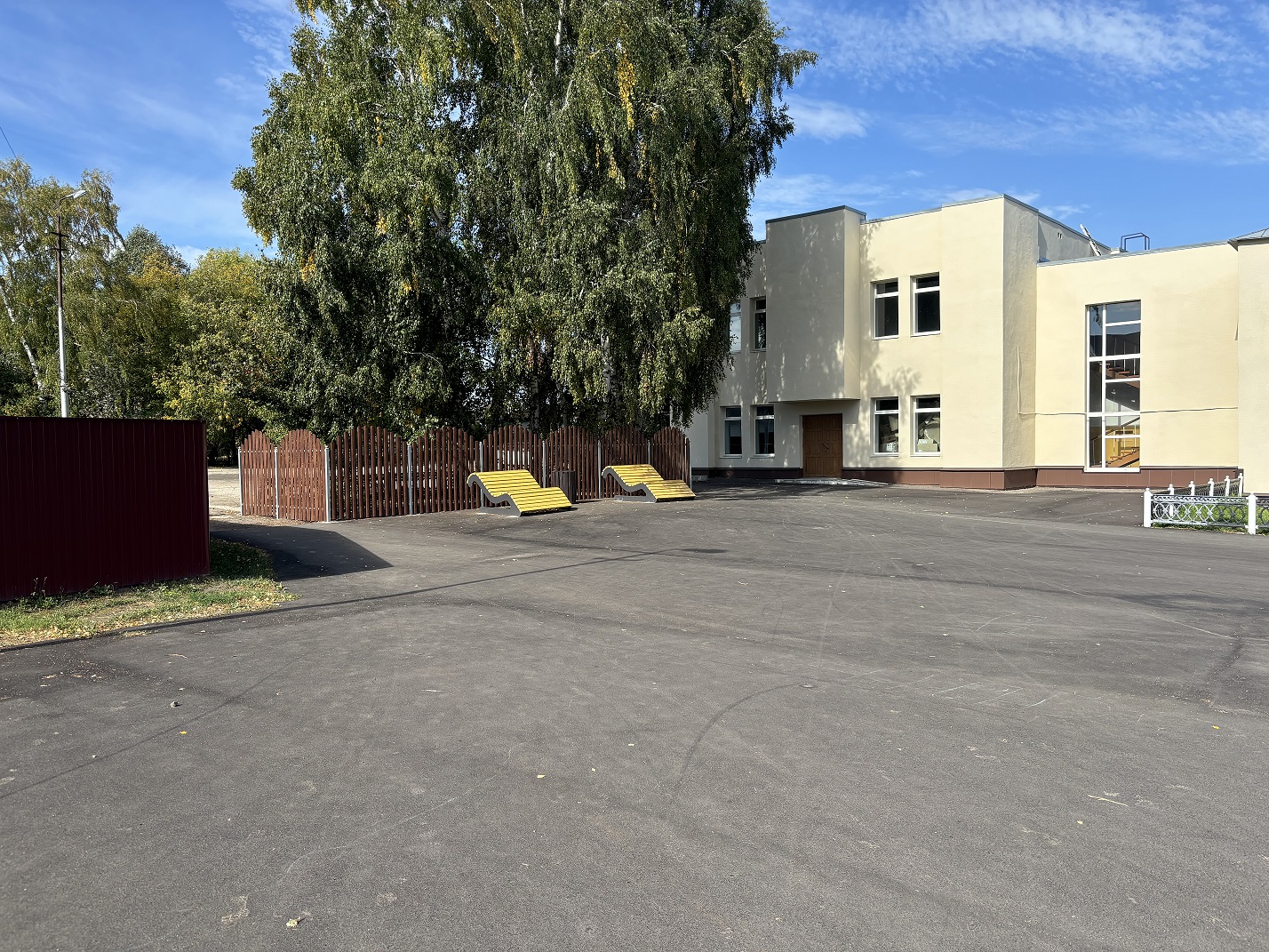 В селе Лопатино обновили площадь имени Гагарина