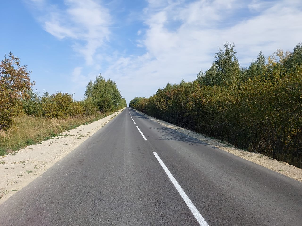 В Шемышейском районе дорогу отремонтировали раньше срока на год