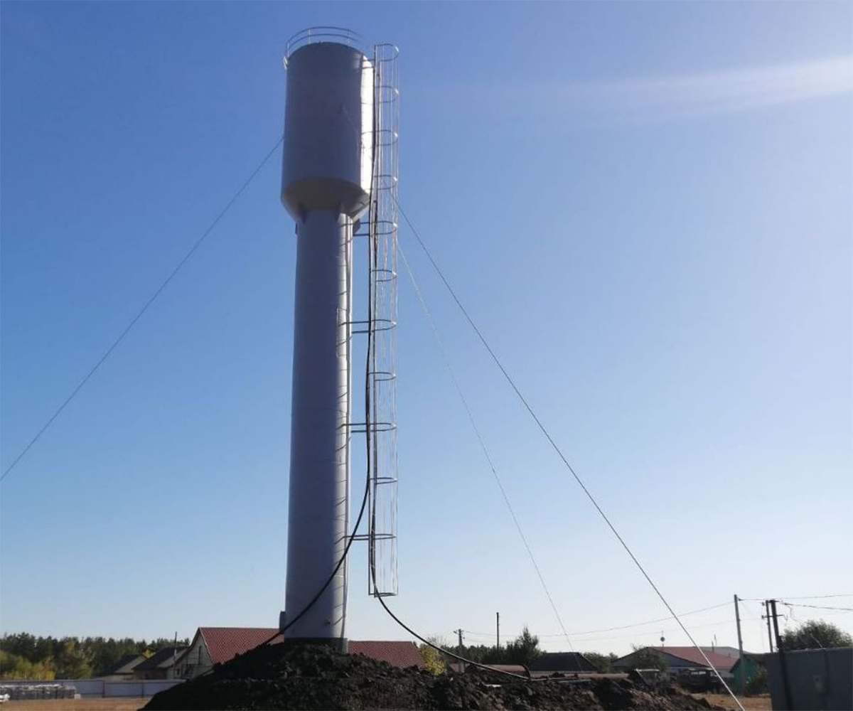 В Беково завершили капремонт водонапорной башни