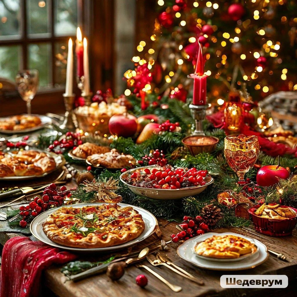 Оригинальные салаты к Новому 2025 году