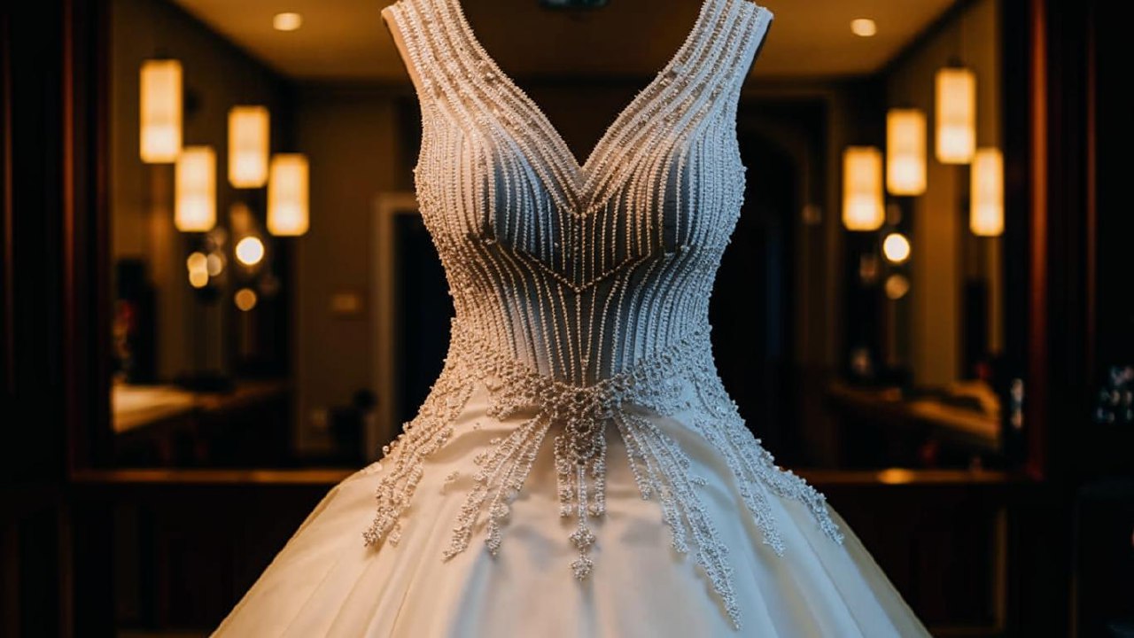Свадебный эксперт Юлия Степанова рассказала, стоит ли выбирать платье со стразами