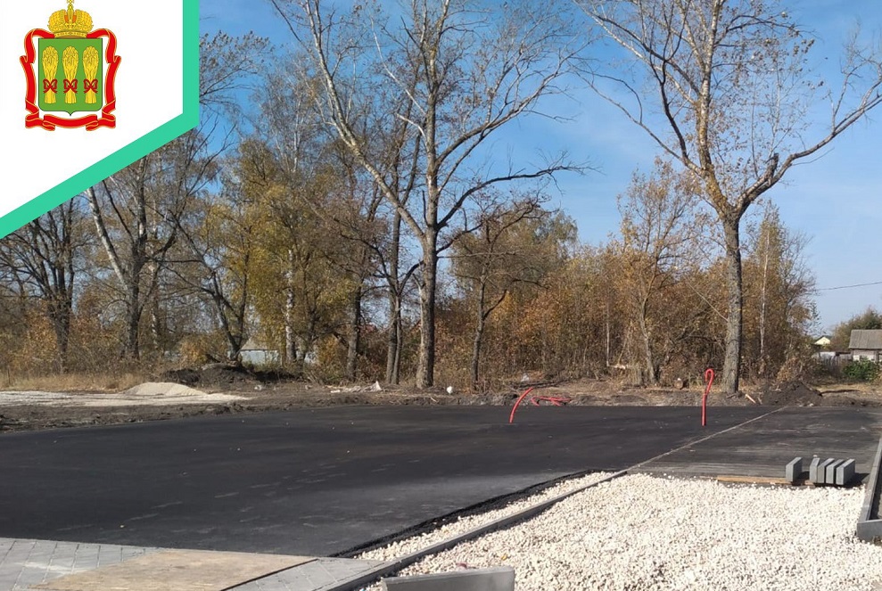 Парк на улице Кирова в Земетчино построили на 70%