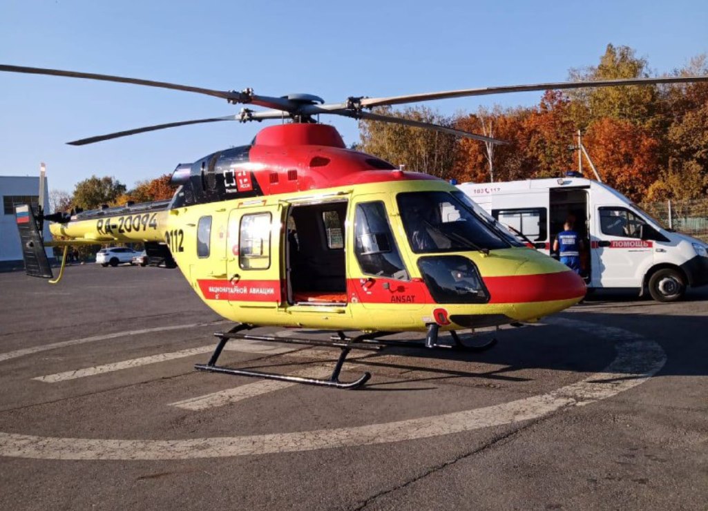 Из Нижнеломовского района в Пензу на вертолете доставили экстренного пациента