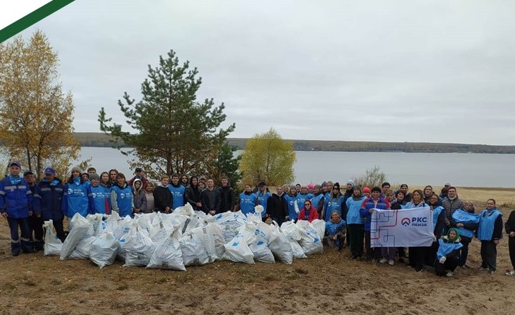 5 км вдоль Пензенского водохранилища очистили от мусора