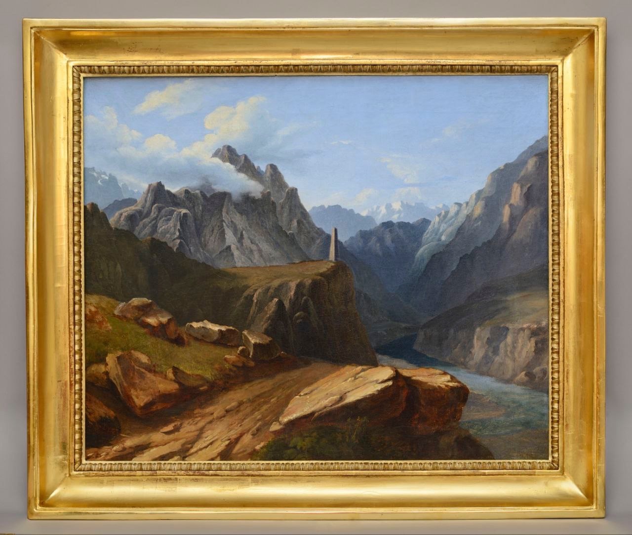 В Пензе по поручению Олега Мельниченко отреставрируют картину Лермонтова