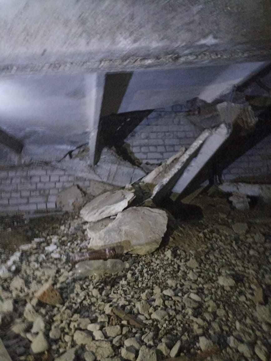 В МКД Заречного обрушилась плита перекрытия кровли