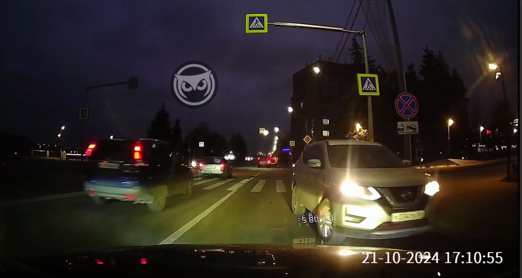 Ночью в Пензе водитель кроссовера забыл правила и катался по встречке