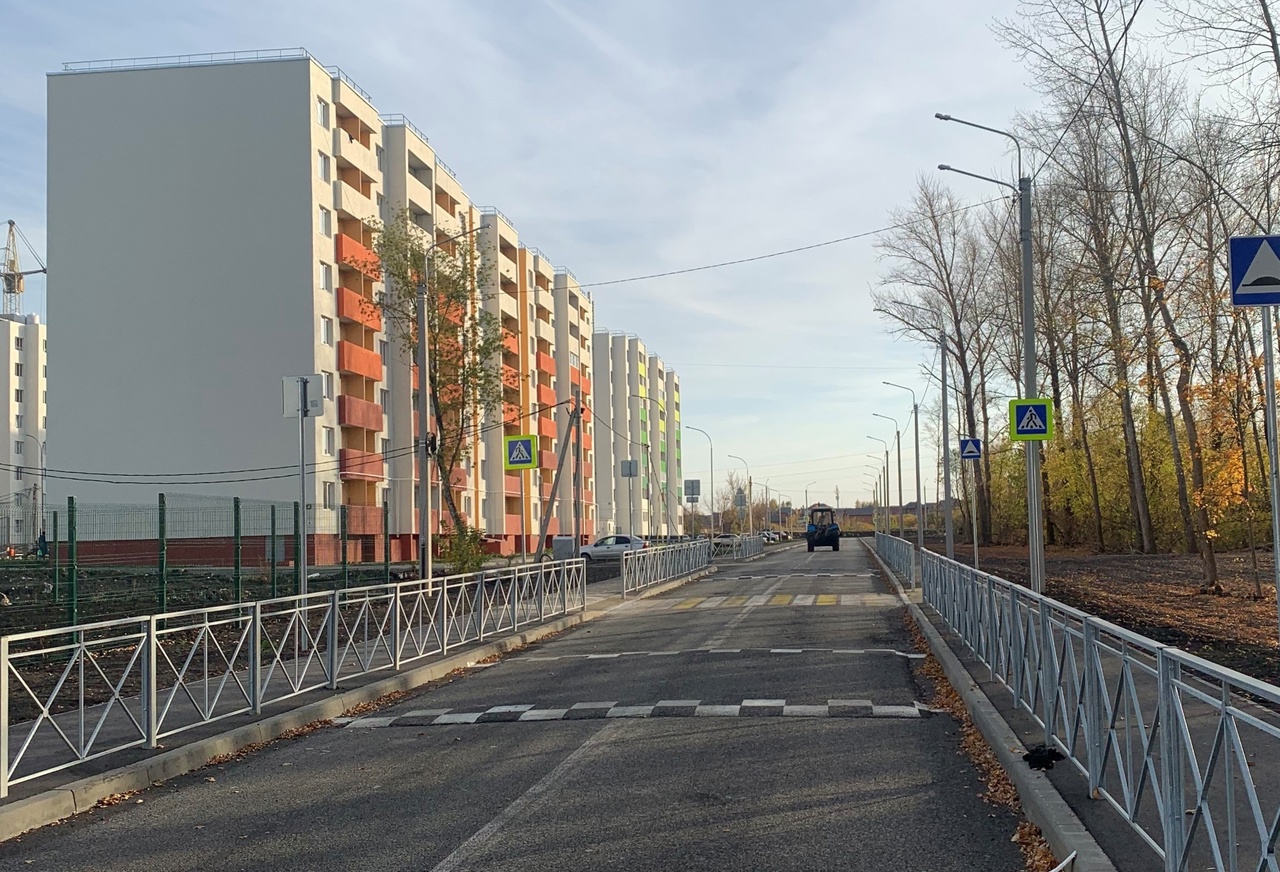 В Пензе завершают строительство дороги по улице Героя России Сергеева