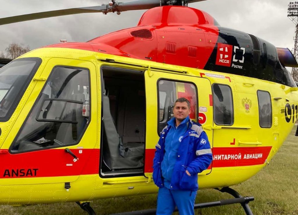 Медики доставили из Кузнецка вертолетом пациента с сердечной патологией