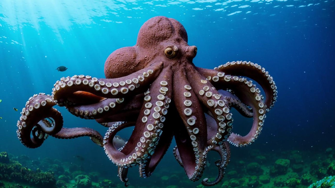 Пензенцы смогут увидеть гигантского осьминога в Московском зоопарке