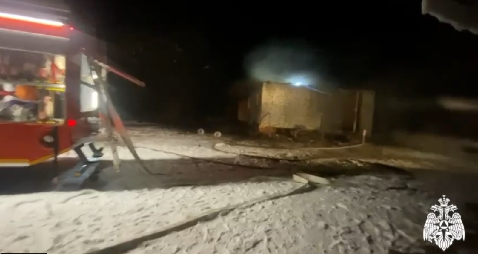 Сторожевой домик сгорел дотла в Кузнецком районе