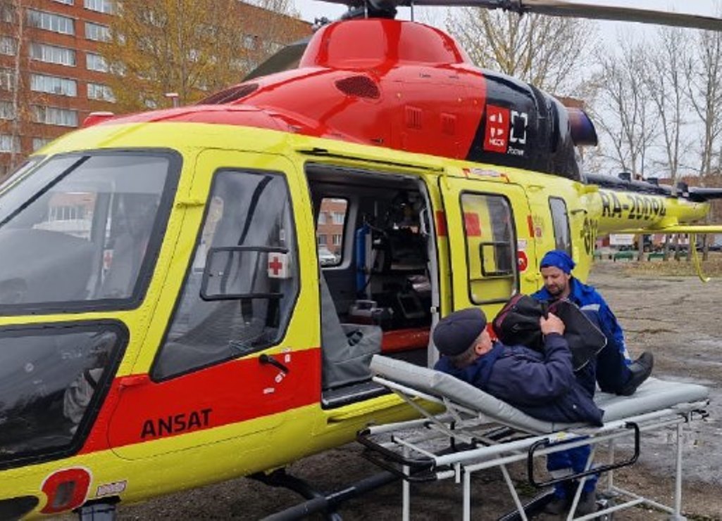 Пензенская санавиация помогла тяжелому пациенту из Нижнеломовского района