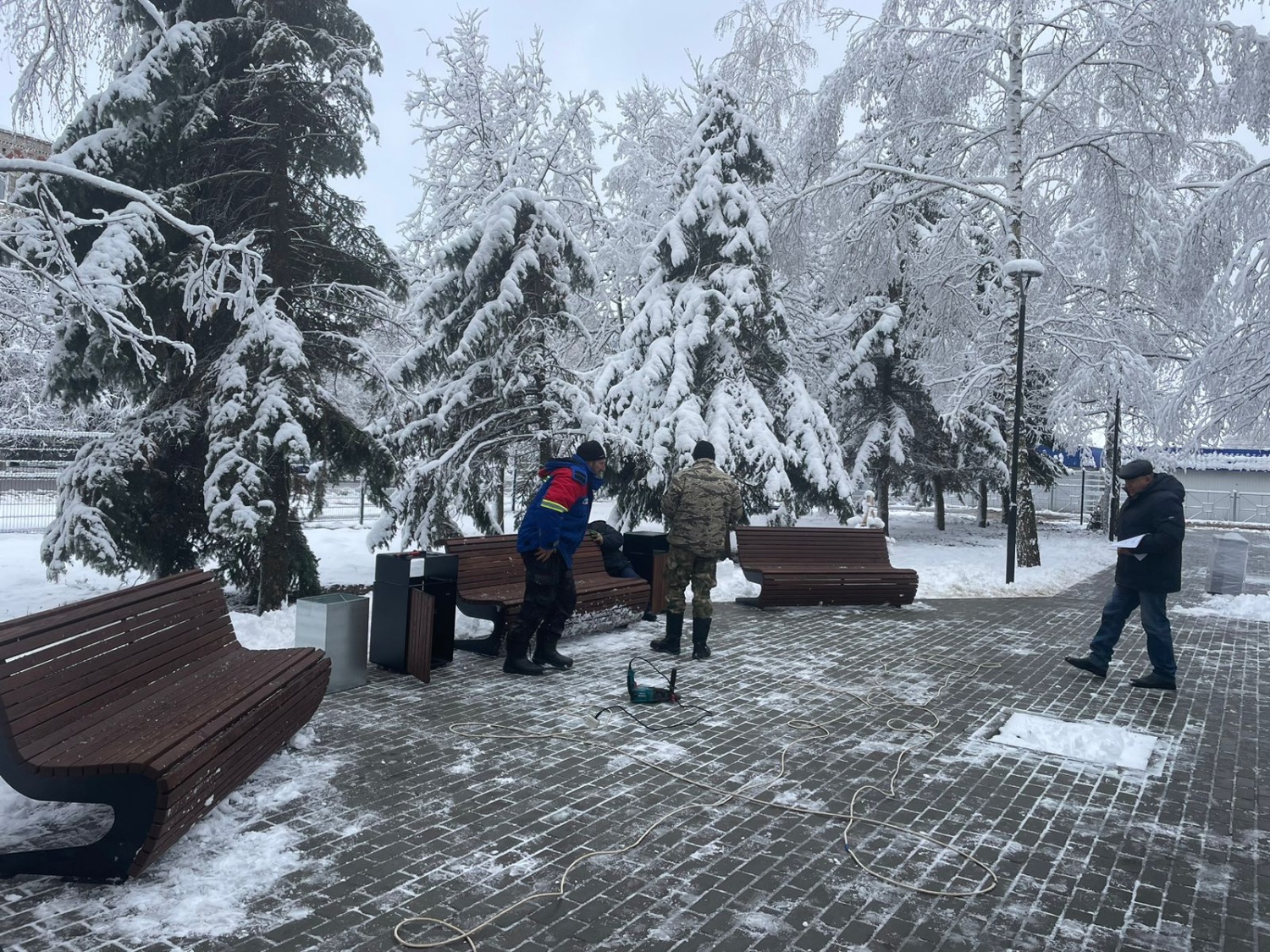 В Сердобском сквере «Ясенки» появятся дополнительные скамейки и урны