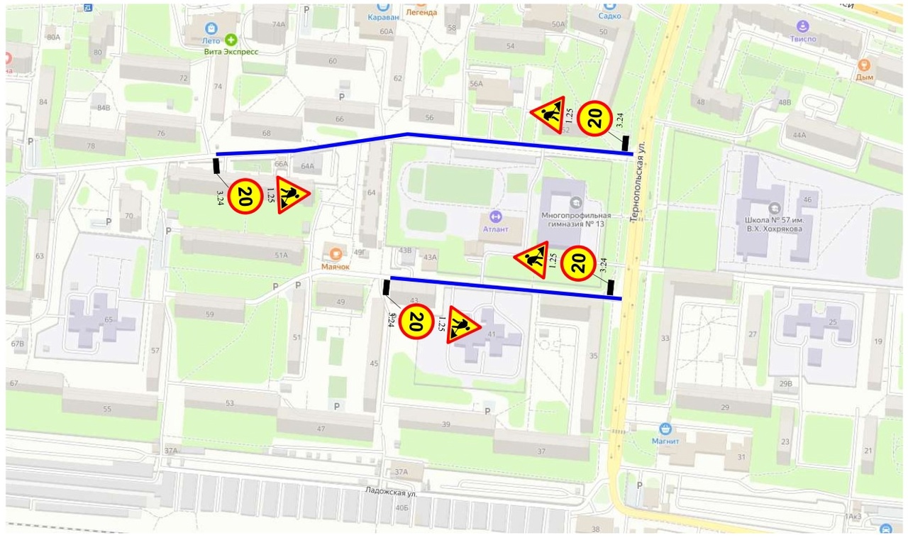 В Пензе автомобилистов просят не парковать свои авто на улице Тернопольской