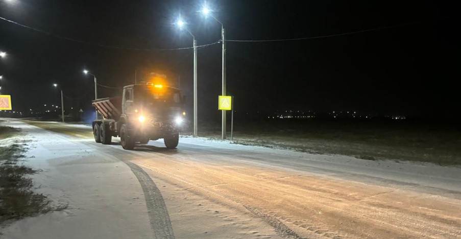 В Пензенской области зимняя служба работает в круглосуточном режиме