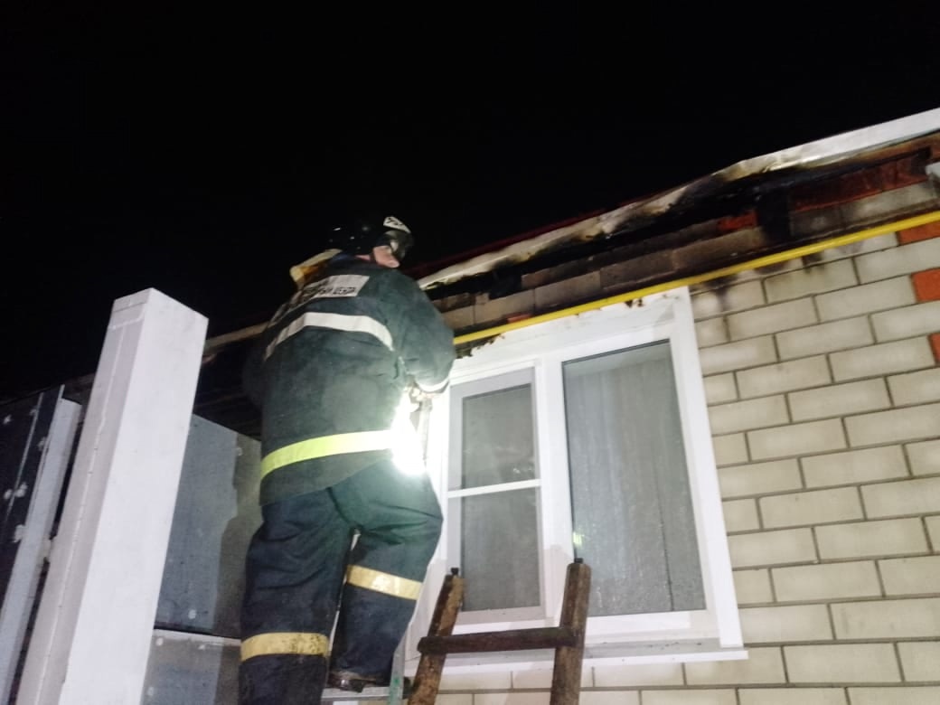 Пожар в Средней Елюзани потушен без жертв