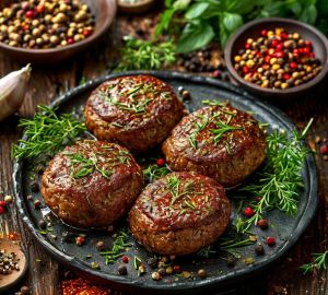 Сочные говяжьи котлеты со специями: рецепт и польза