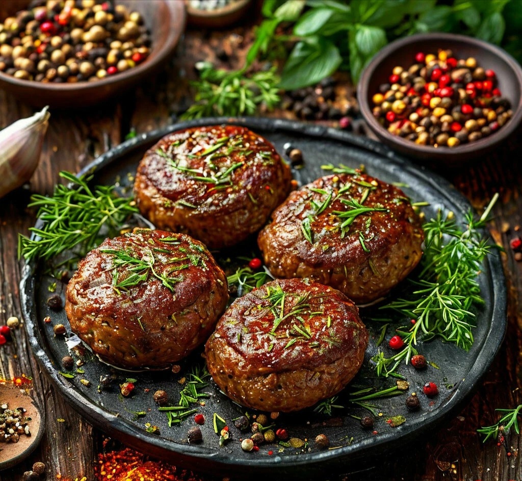 Сочные говяжьи котлеты со специями: рецепт и польза