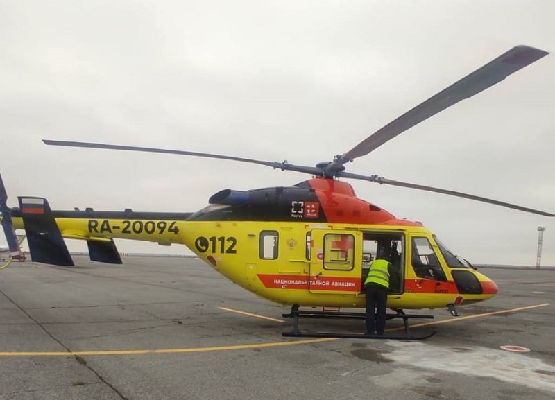 В Пензу на вертолете санавиации доставили пациентов из Кузнецка и Нижнего Ломова