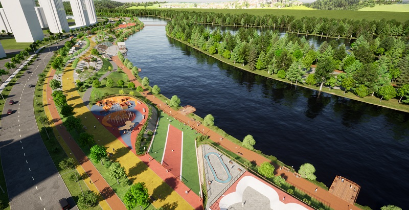 Набережная Города Спутника станет четвертой по протяженности в России