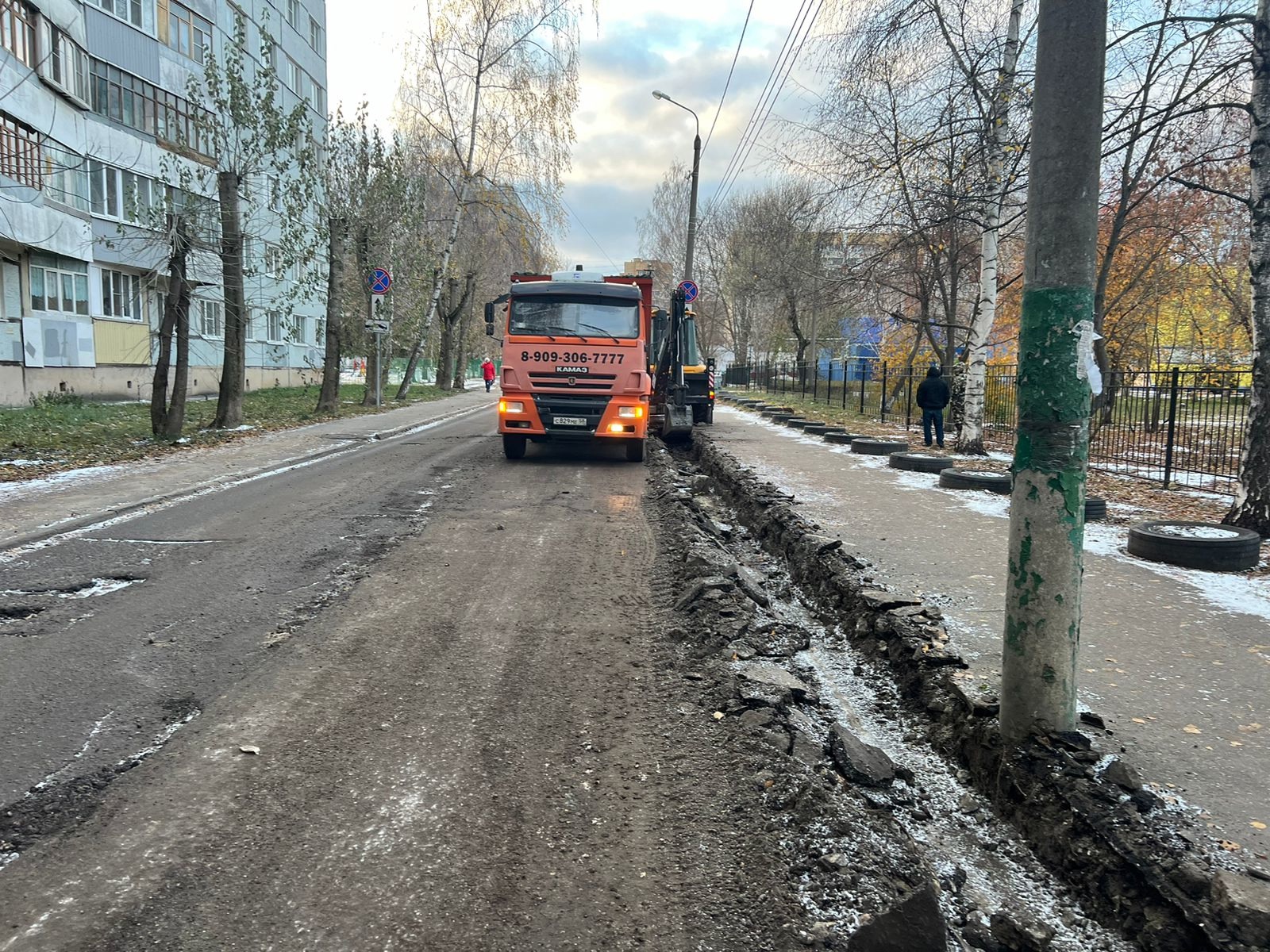 В Пензе в ноябре стартовал ремонт дорог и тротуаров