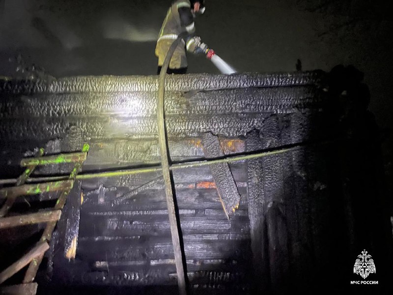 В Лунинском районе в сгоревшем доме нашли тело 80-летней женщины