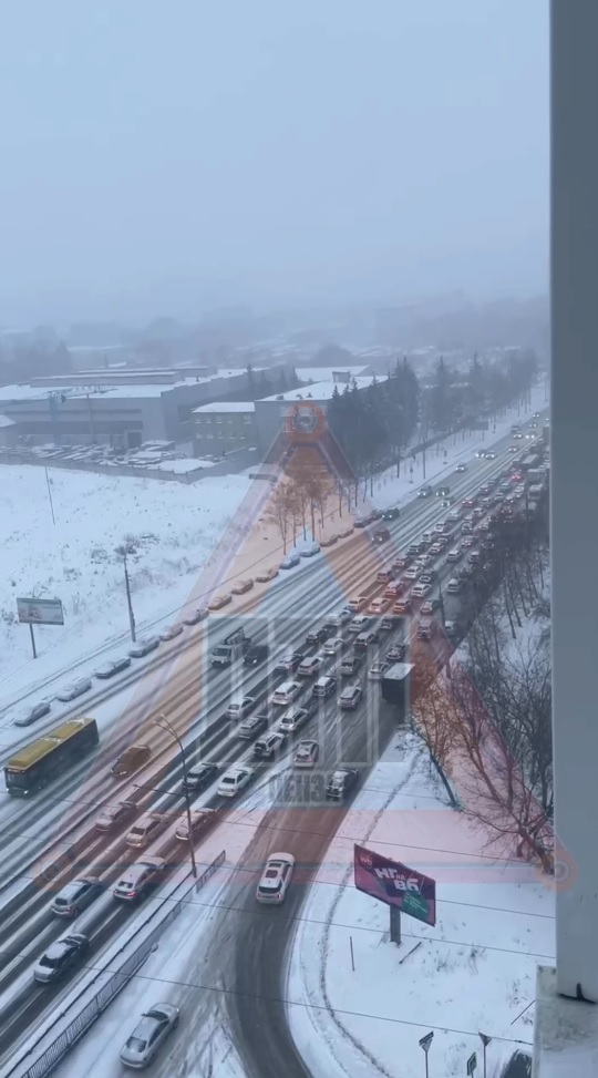 Пензенцы обвинили бетонные блоки в образовании гигантского затора