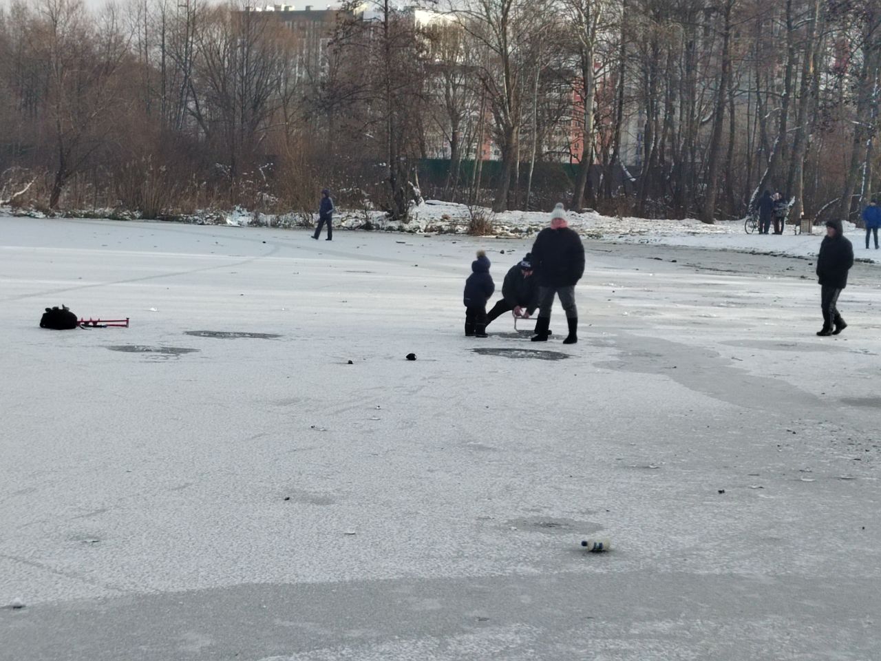 В Пензе рыбаки рискуют жизнью