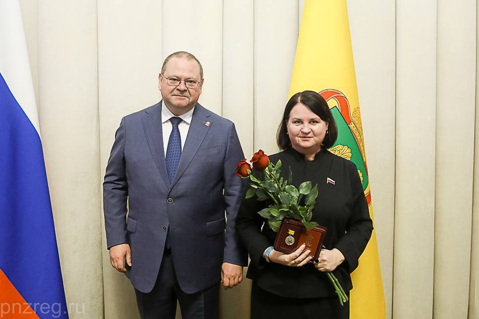 Ольга Чистякова награждена Почетным знаком губернатора Пензенской области