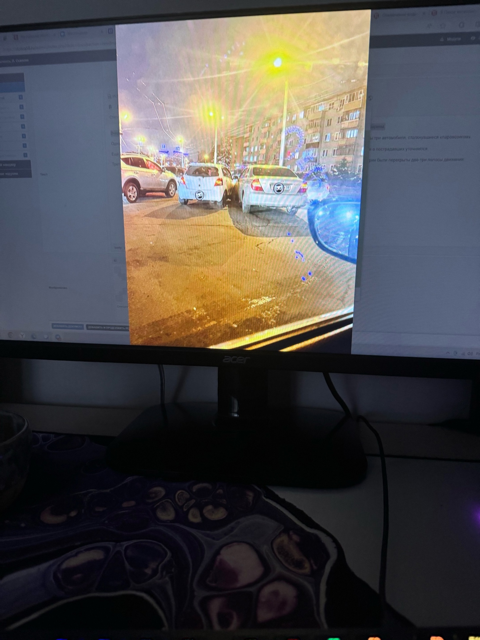 В Пензе из-за гололёда случилось сразу несколько ДТП