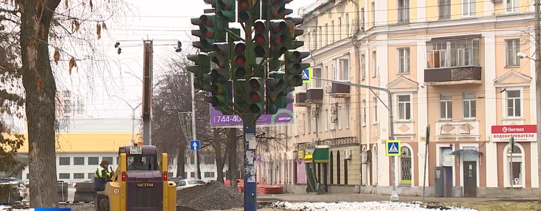 Пензенское «Светофорное дерево» подключат к электросети до конца года