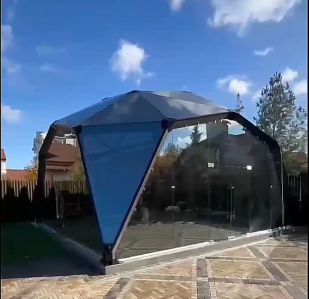 Бриллиант в вашем саду: пензенский NFG создал уникальную беседку