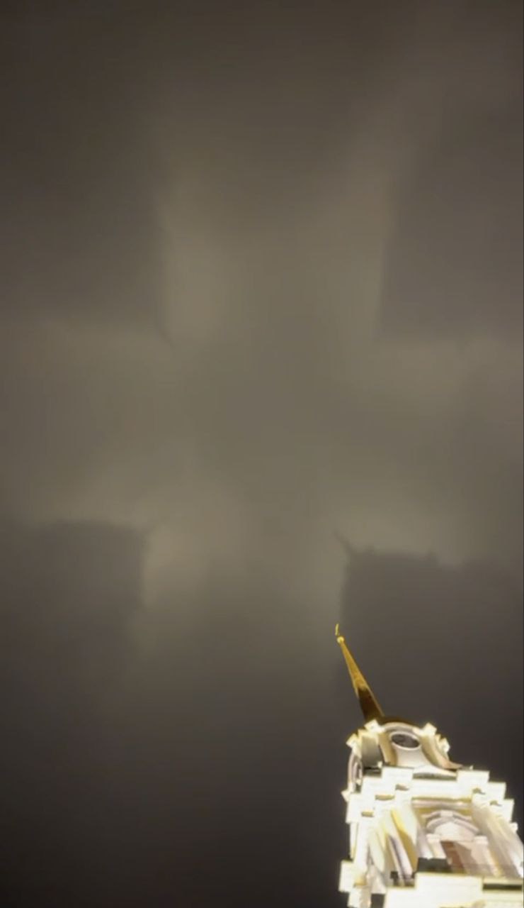 Вирусное видео с крестом в небе над храмом оказалось не из Пензы