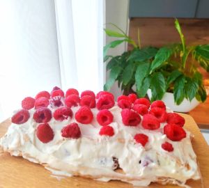 Меренговый рулет без сахара и углеводов