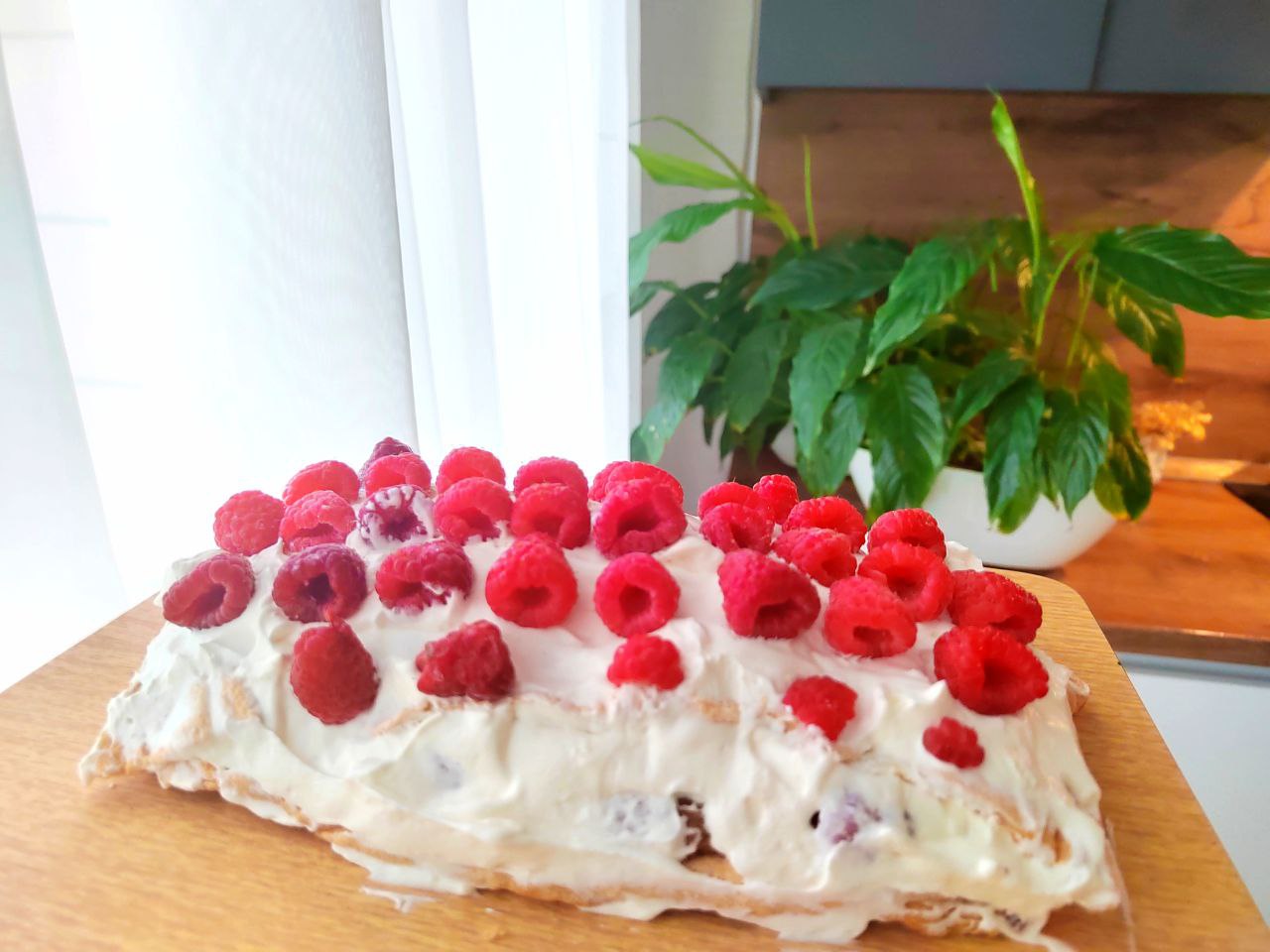 Меренговый рулет без сахара и углеводов