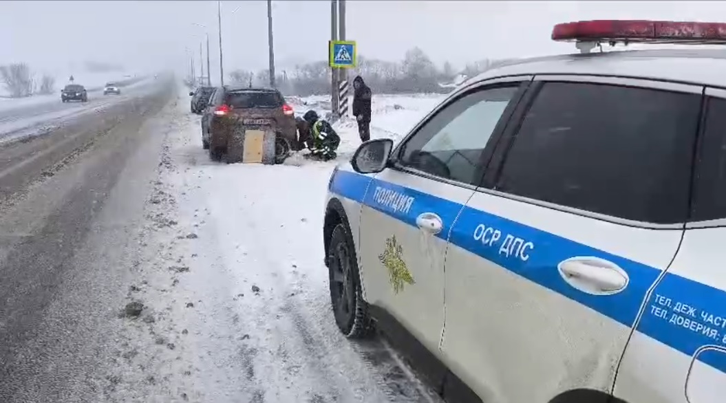 В Бессоновском районе инспекторы спасли водителя, застрявшего на трассе М5