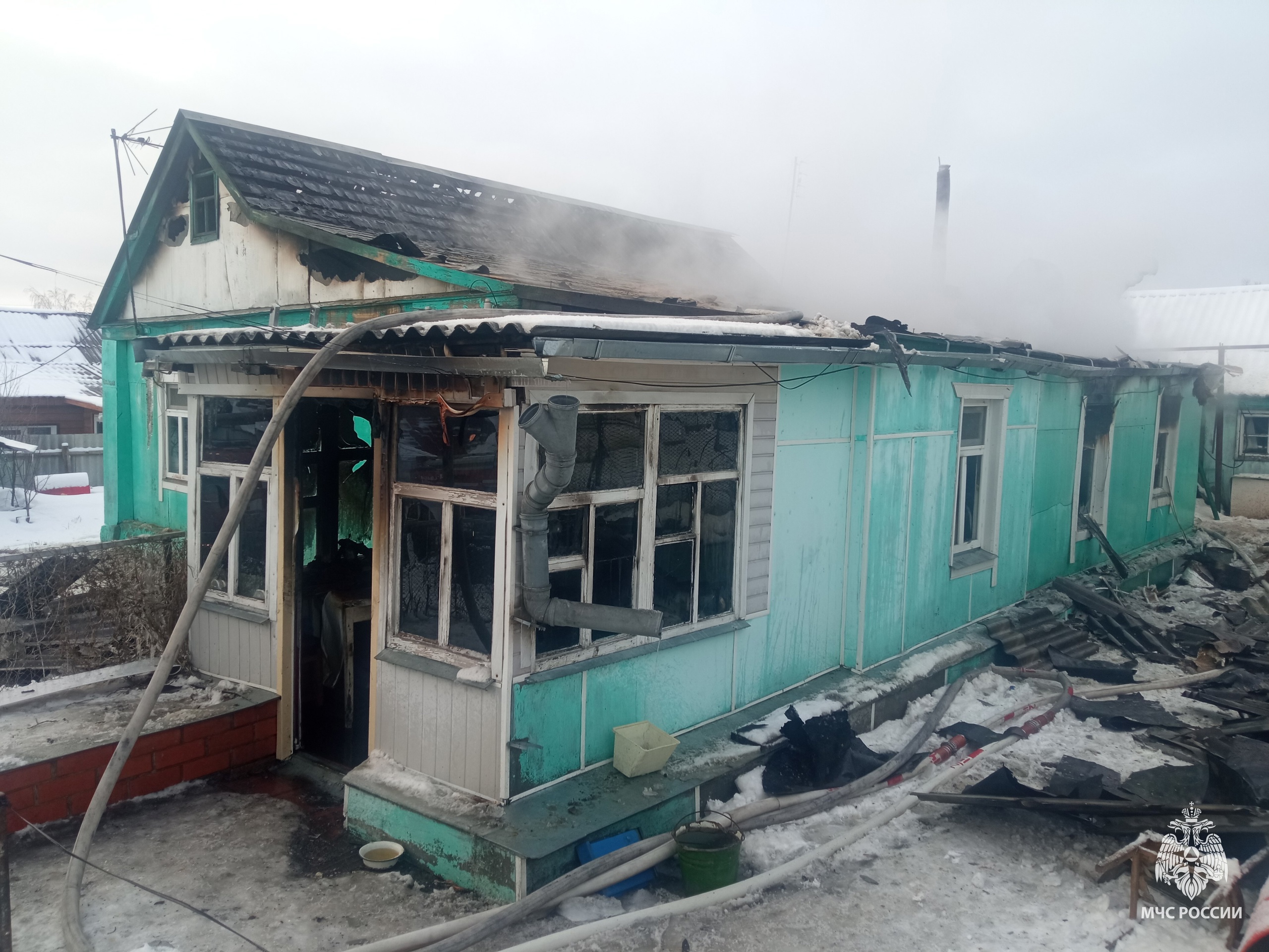 Пожар в Каменке уничтожил имущество в жилом доме