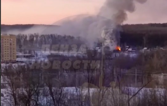 Пензенцы рассказали о сильном пожаре в дальнем Арбеково