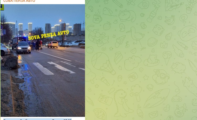 В Пензе в Запрудном утром в среду сбили пешехода