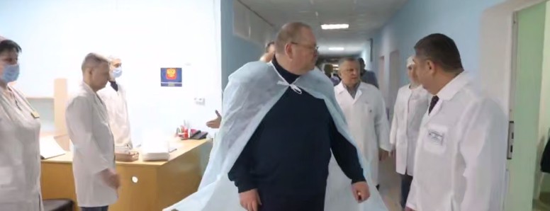 Олег Мельниченко проверил условия лечения военнослужащих в новом медцентре