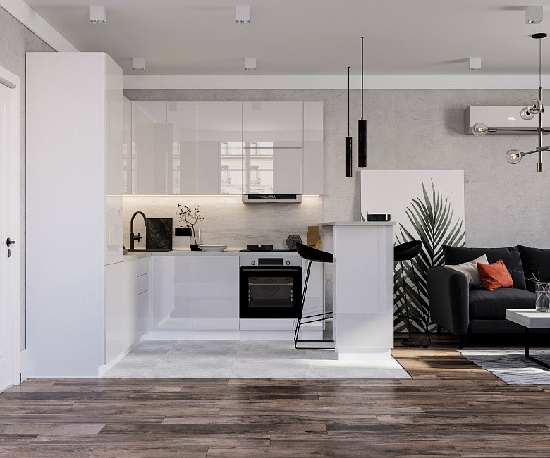 Как выбрать гарнитур для кухни-гостиной: советы дизайнера