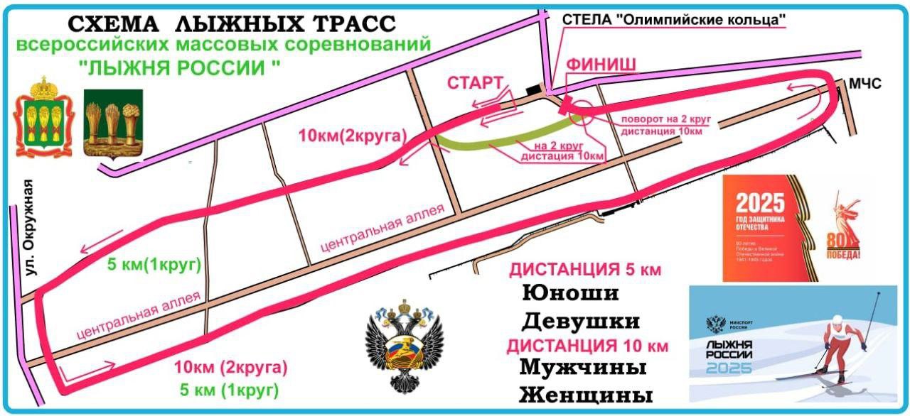 8 февраля пензенцев ждут на «Лыжне России»