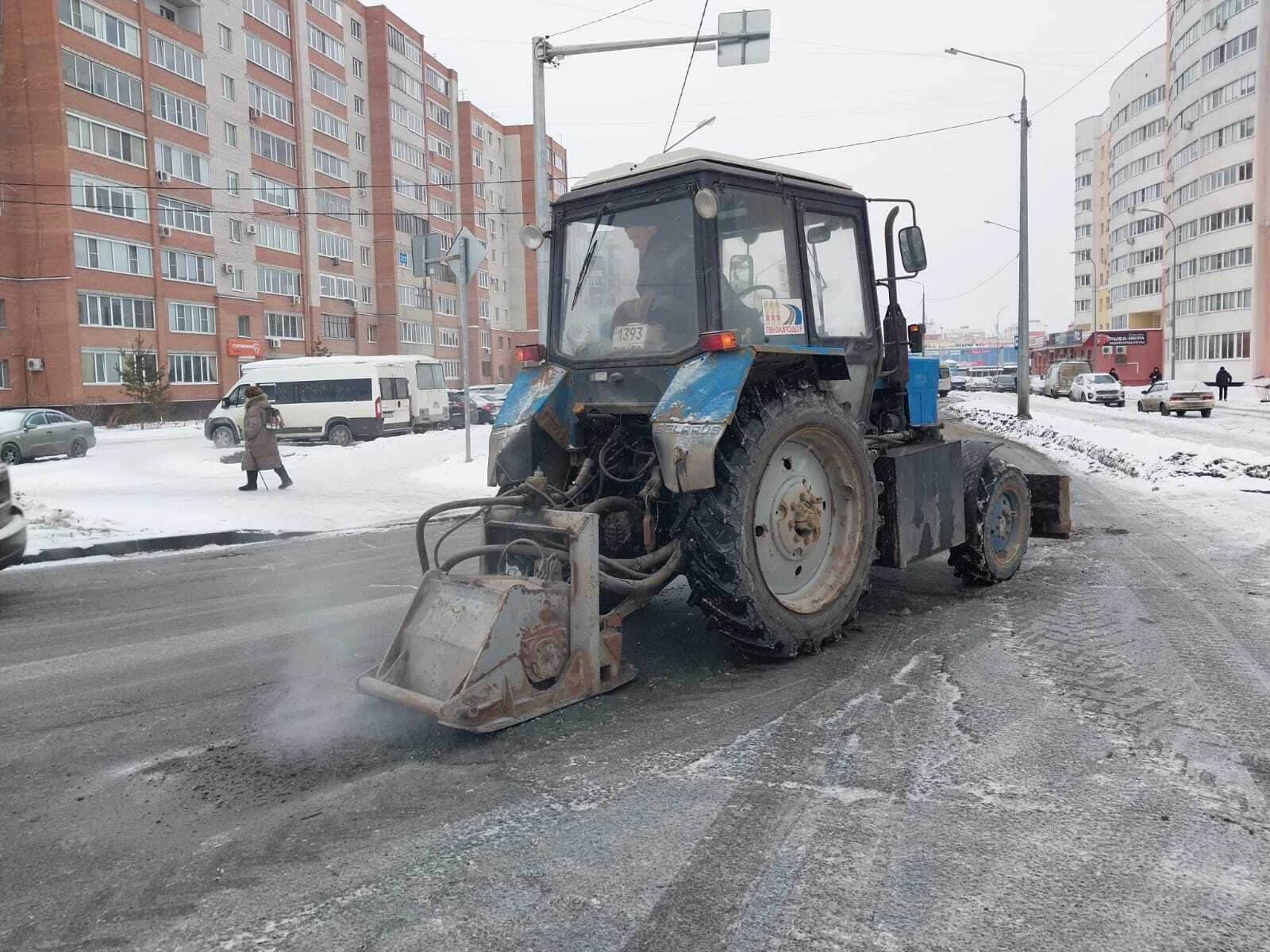 Где в Пензе продолжается ямочный ремонт дорог