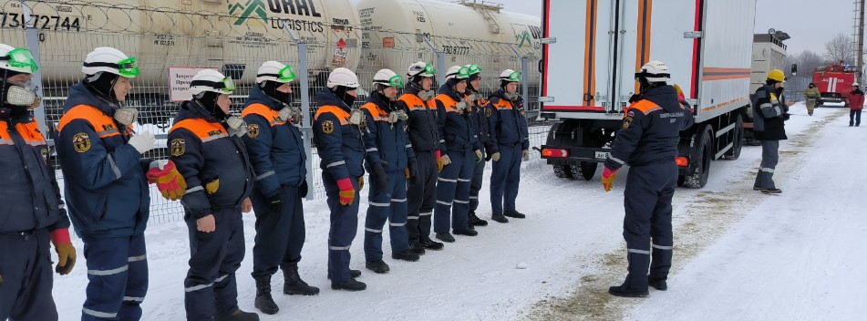 Пензенские спасатели готовятся к ЧС на опасном производственном объекте